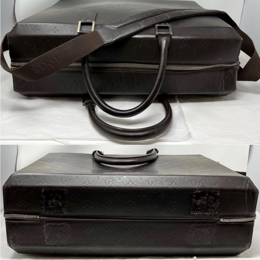 Louis Vuitton Ricky Monogram Glacé Deep Brown Carry-On - Picture 4 of 11